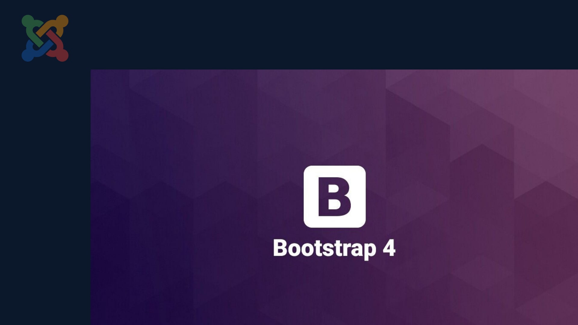 Joomla 4 bootstrap 4
