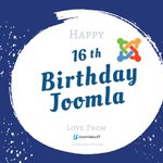 Happy 16th Birthday to Joomla! 
#Joomla #Joomla4 #Joomla4all https://t.co/L9hjwmkkAd